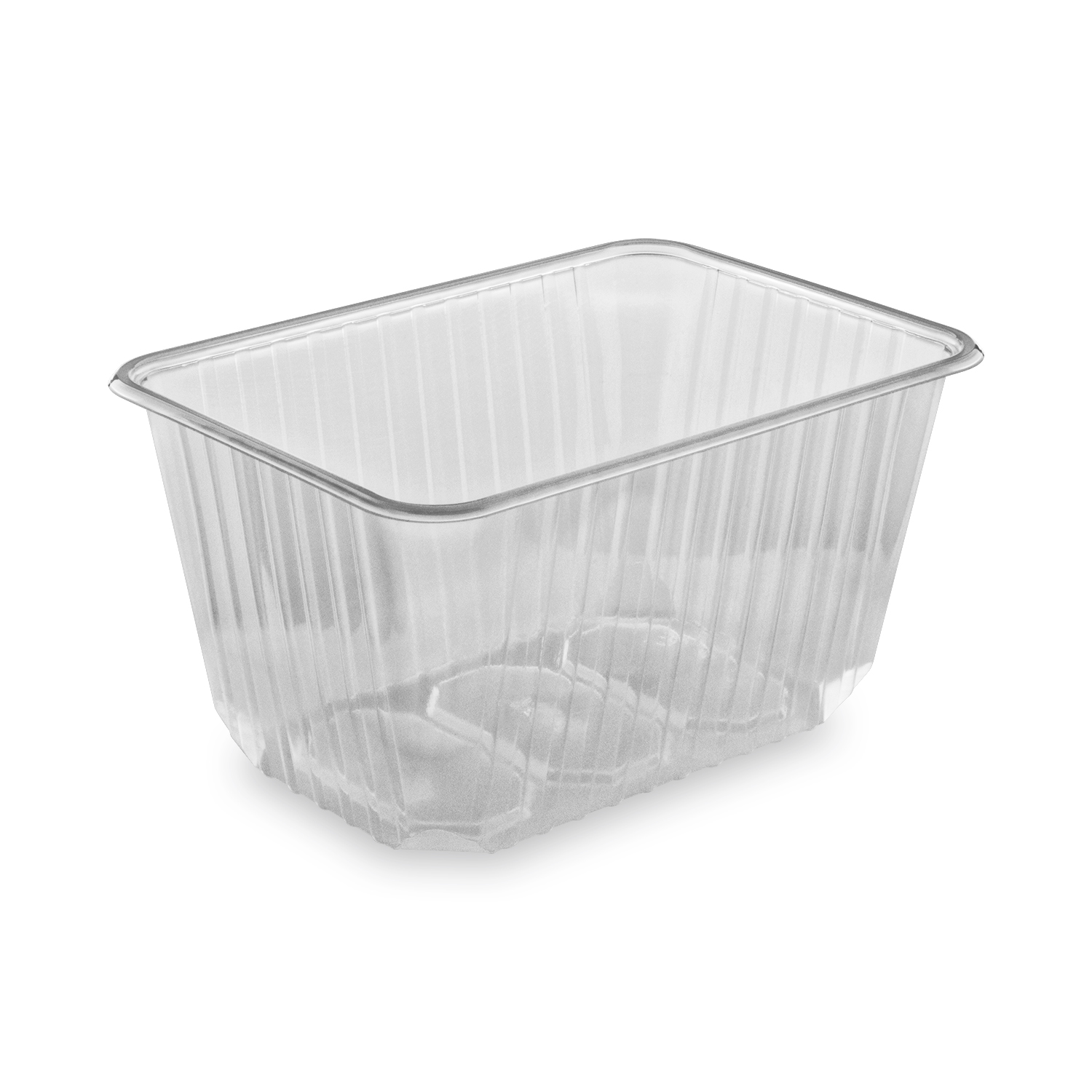 Rechteckschale PP klar 186 x 133 x 99 mm 1500 ml, Packung mit 50 Stück