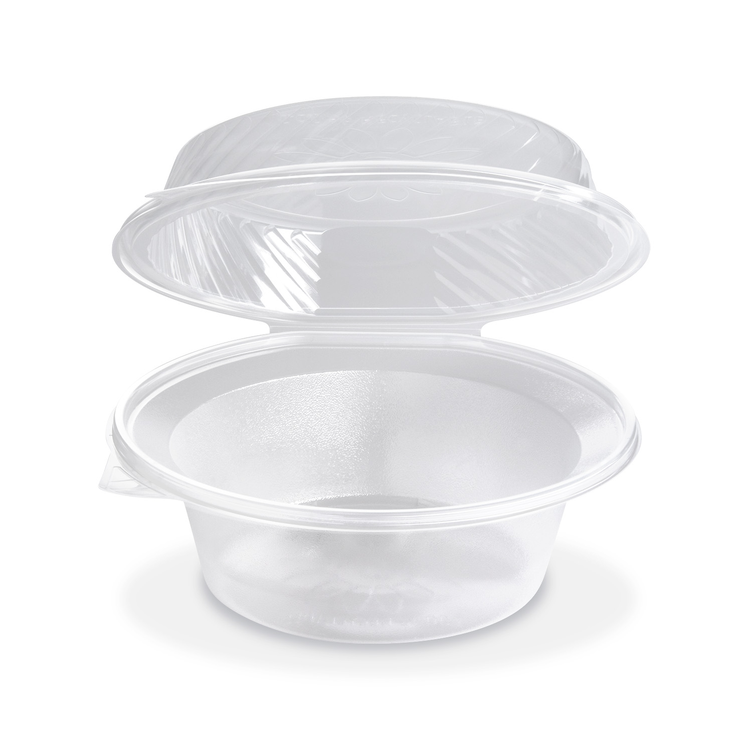 Salatschale (PP) mit Domdeckel klar 2200ml Salatschale (PP) mit Domdeckel klar 2200ml