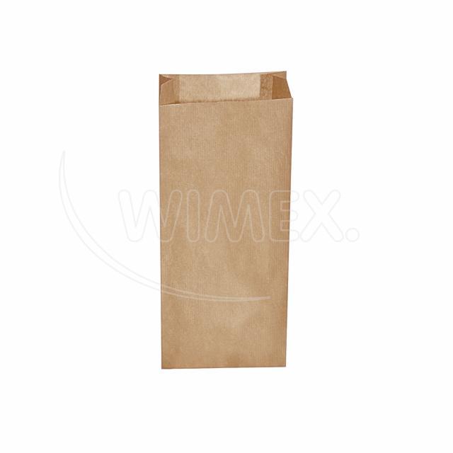 Papierfaltenbeutel braun 14+7 x 32 cm, Packung mit 500 Stück