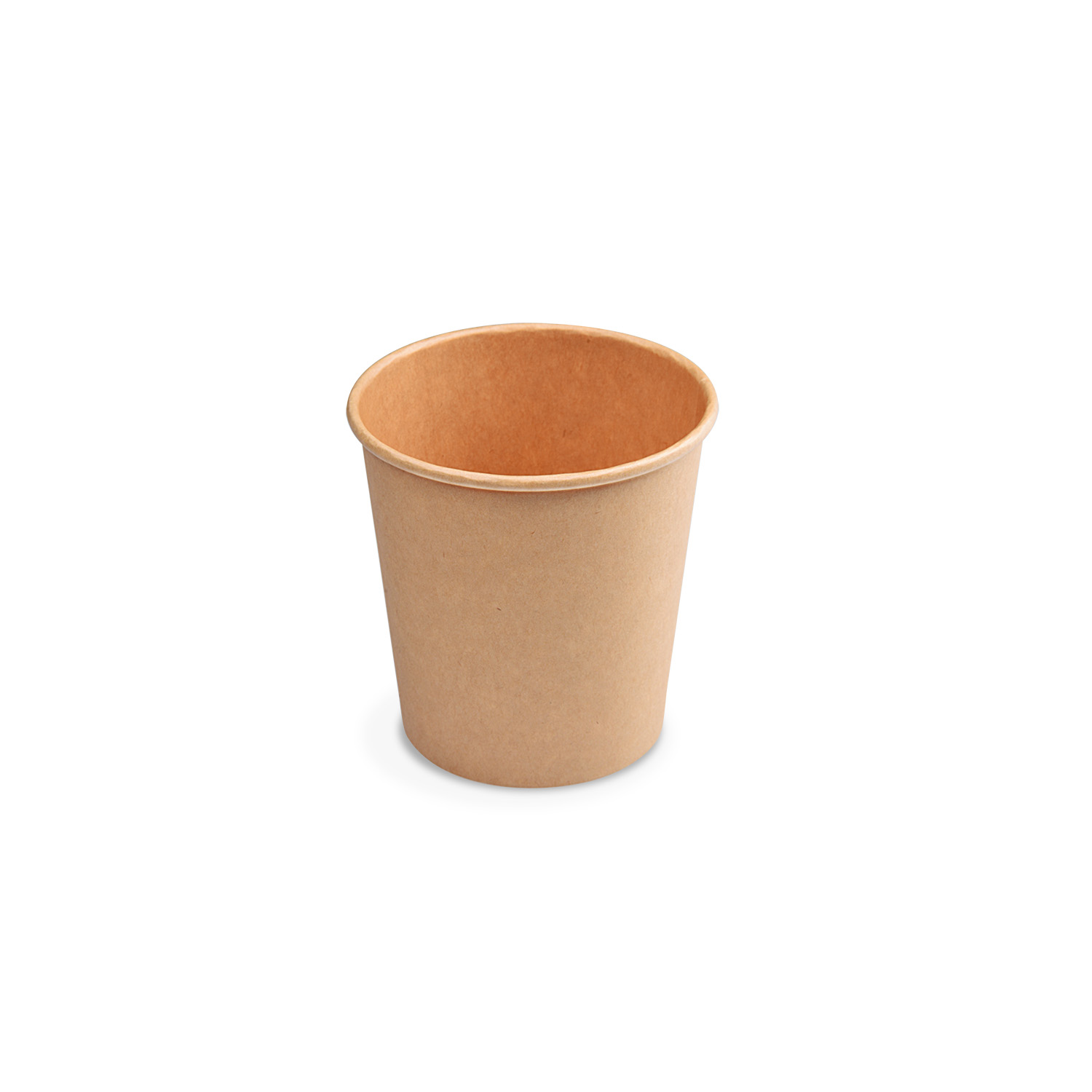 Pappbecher kraft Ø62mm 110ml `XS: 0,08L/4oz` Pappbecher kraft Ø62mm 110ml `XS: 0,08L/4oz`