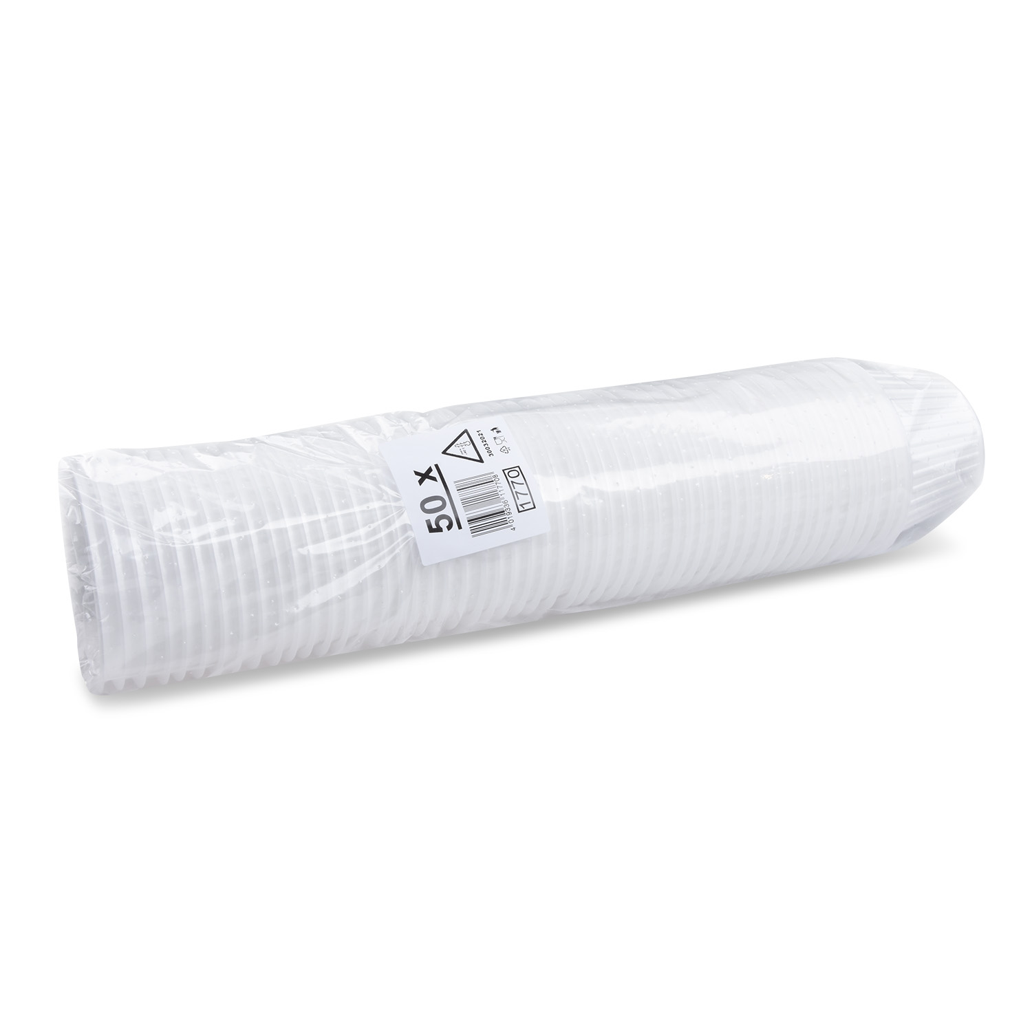 Thermobehälter XPS weiss Ø 127 x 72 mm 460 ml, Packung mit 50 Stück