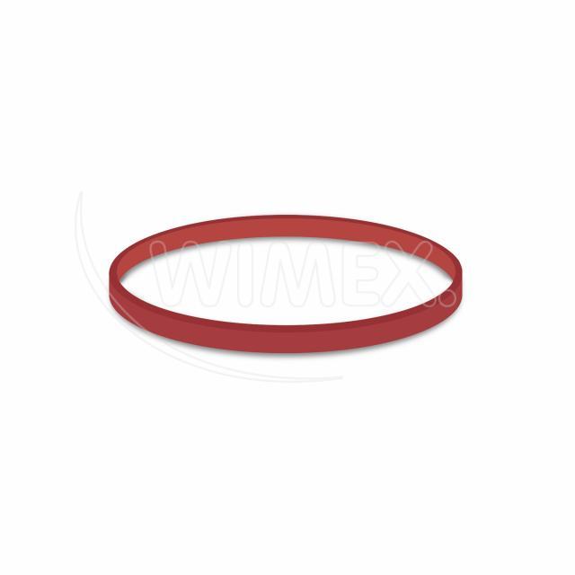 Gummiband rot, 3 mm, Ø 8 cm, 1 kg Packung