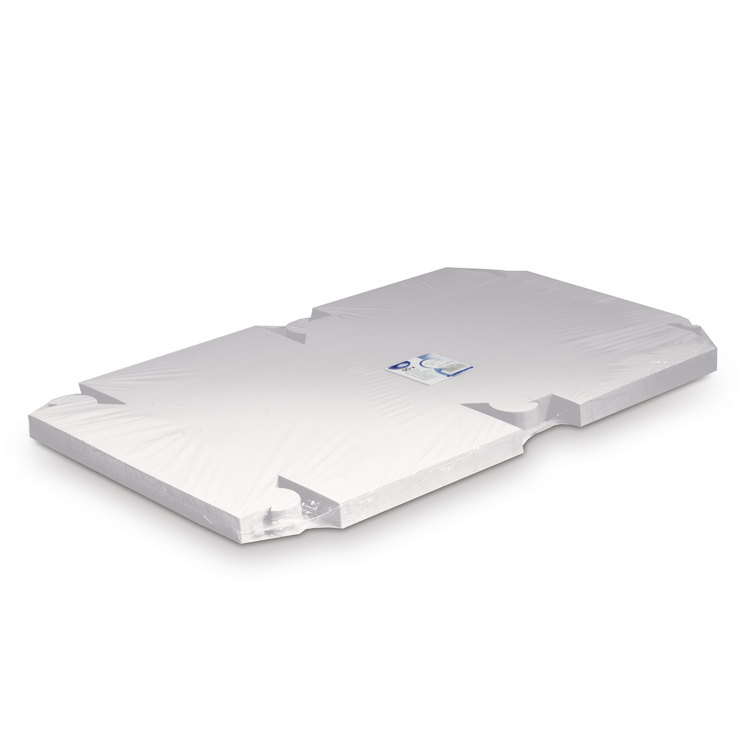 Tortenkarton PAP-Recy weiss 28 x 28 x 10 cm, Packung mit 50 Stück