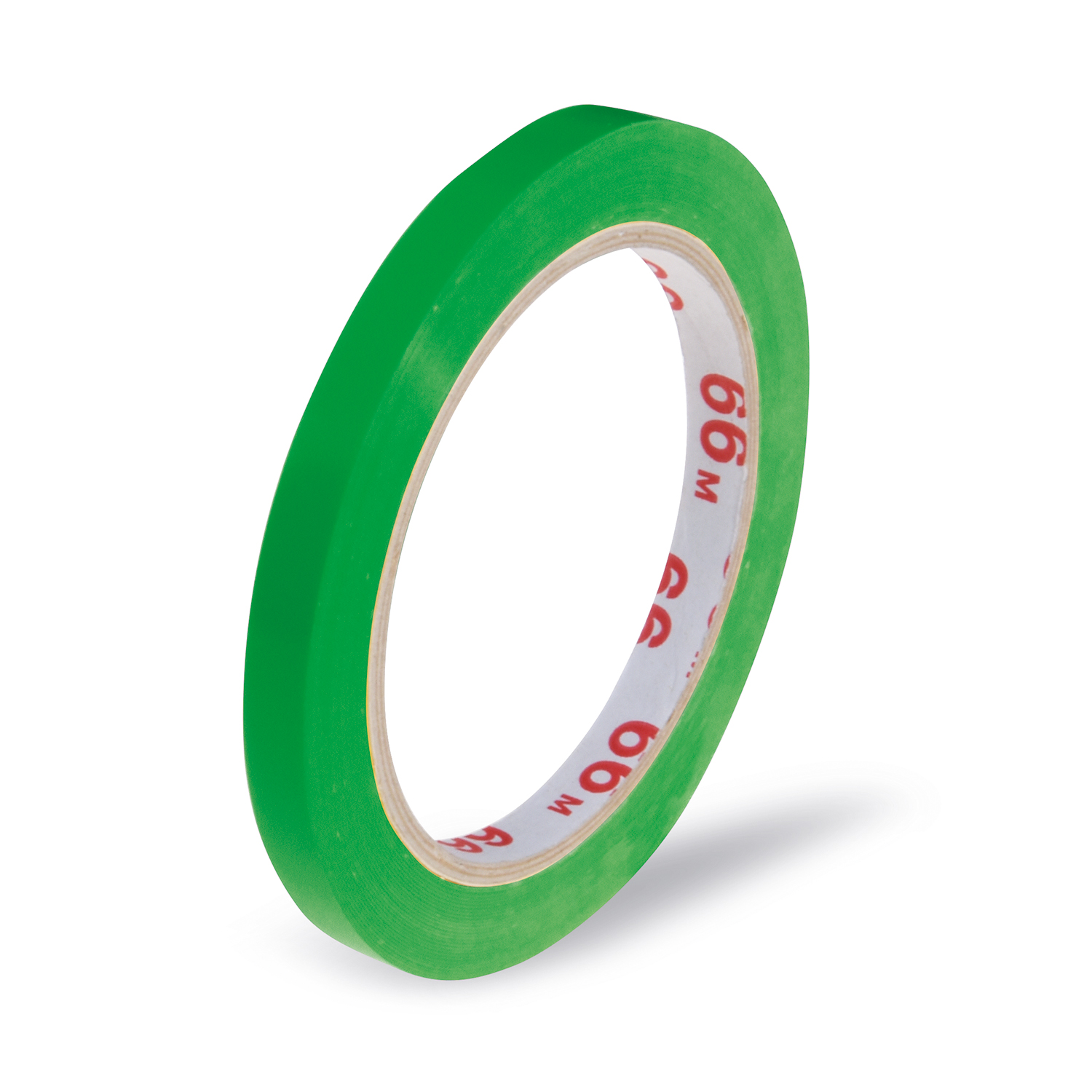 Klebeband PVC grün 9 mm x 66 m, Packung mit 1 Stück