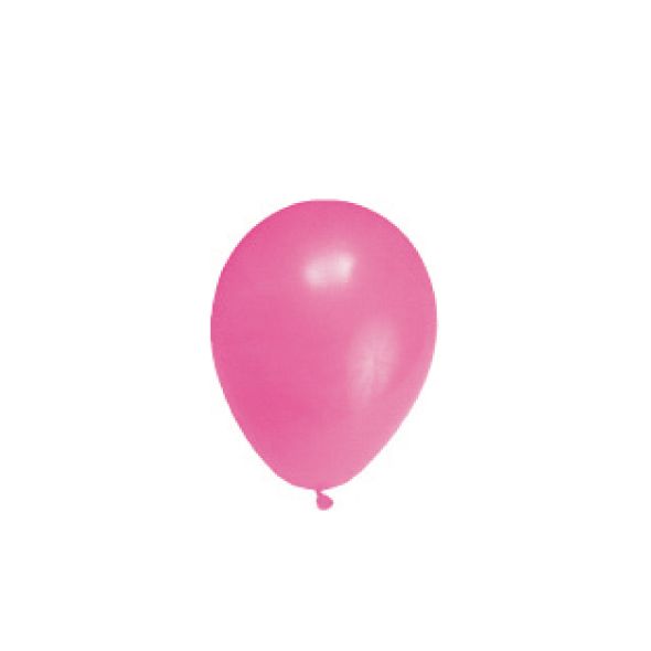 Luftballon aus Latex rosa Ø 25 cm M, Packung mit 10 Stück