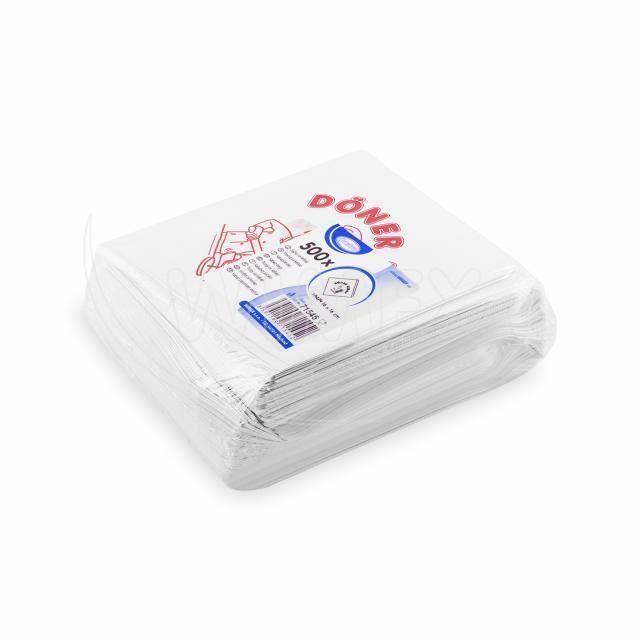 Papierbeutel Kebap 16 x 16 cm, Packung mit 500 Stück
