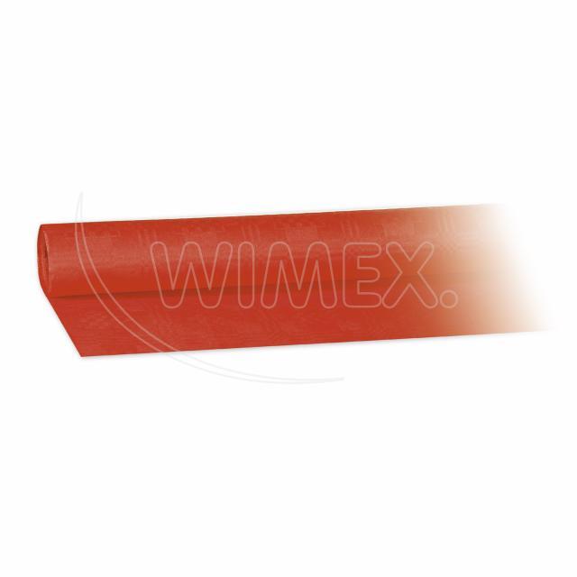 Damasttischtuch aus PAP rot, 1,2 x 8 m, Packung mit 1 Stück
