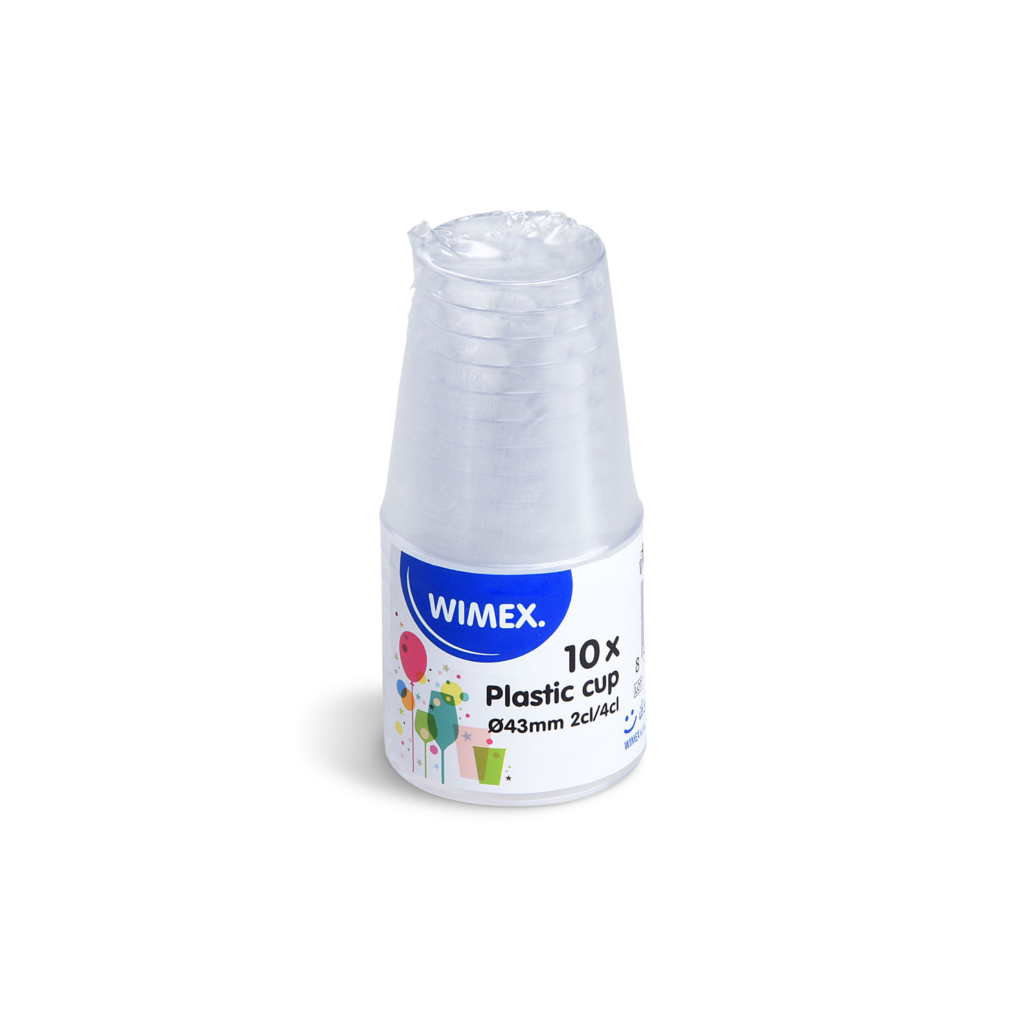 Schnapsglas PS klar Ø 43 mm 2 cl/4 cl, Packung à 10 Stück