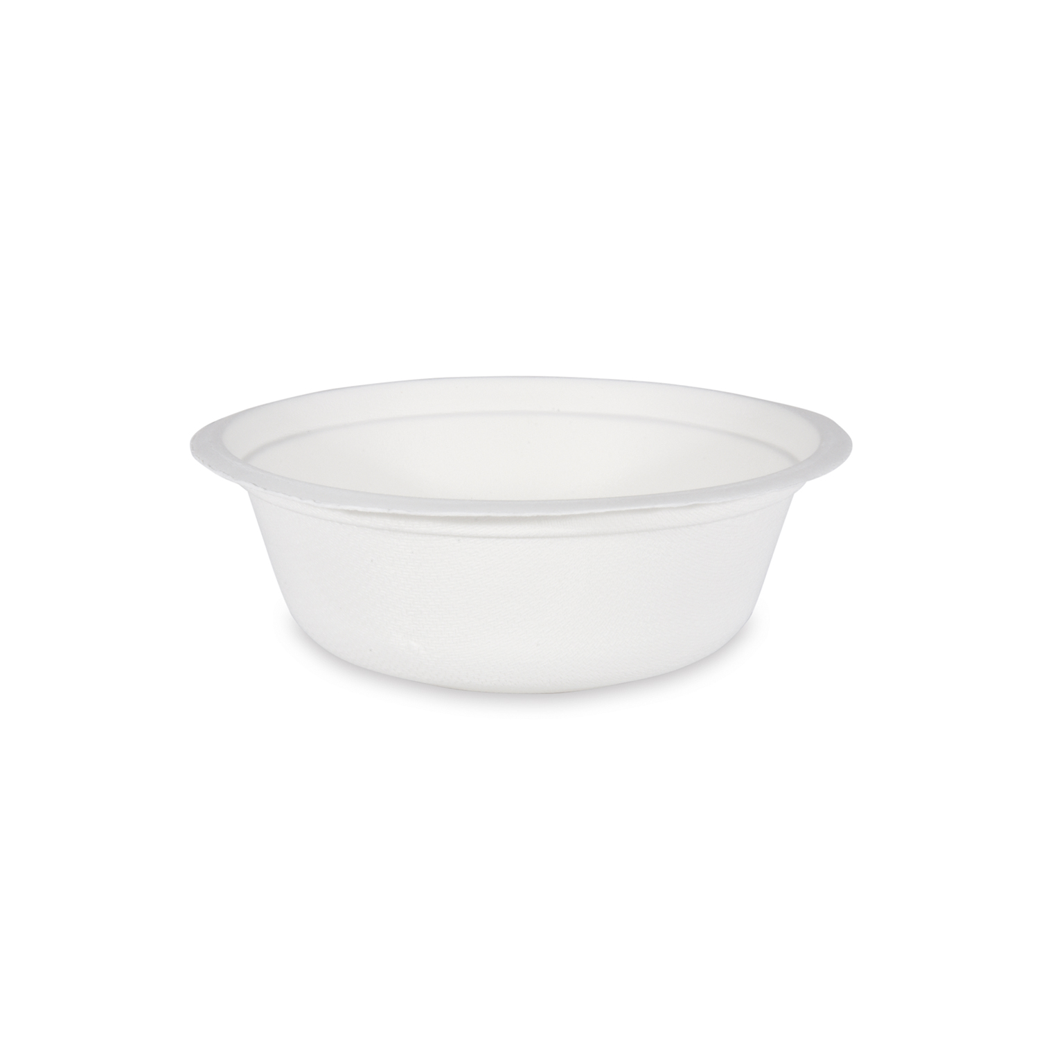 Schale aus Zuckerrohr-Bagasse Ø 155 mm 500 ml natur, Packung mit 10 Stück