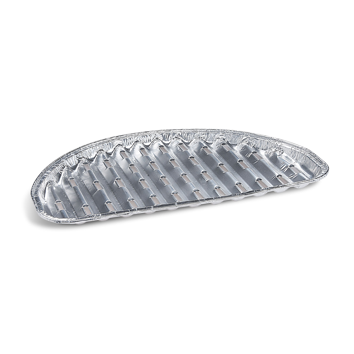 Grillpfanne (ALU) halbrund 32,5 x 19 cm Grillpfanne (ALU) halbrund 32,5 x 19 cm