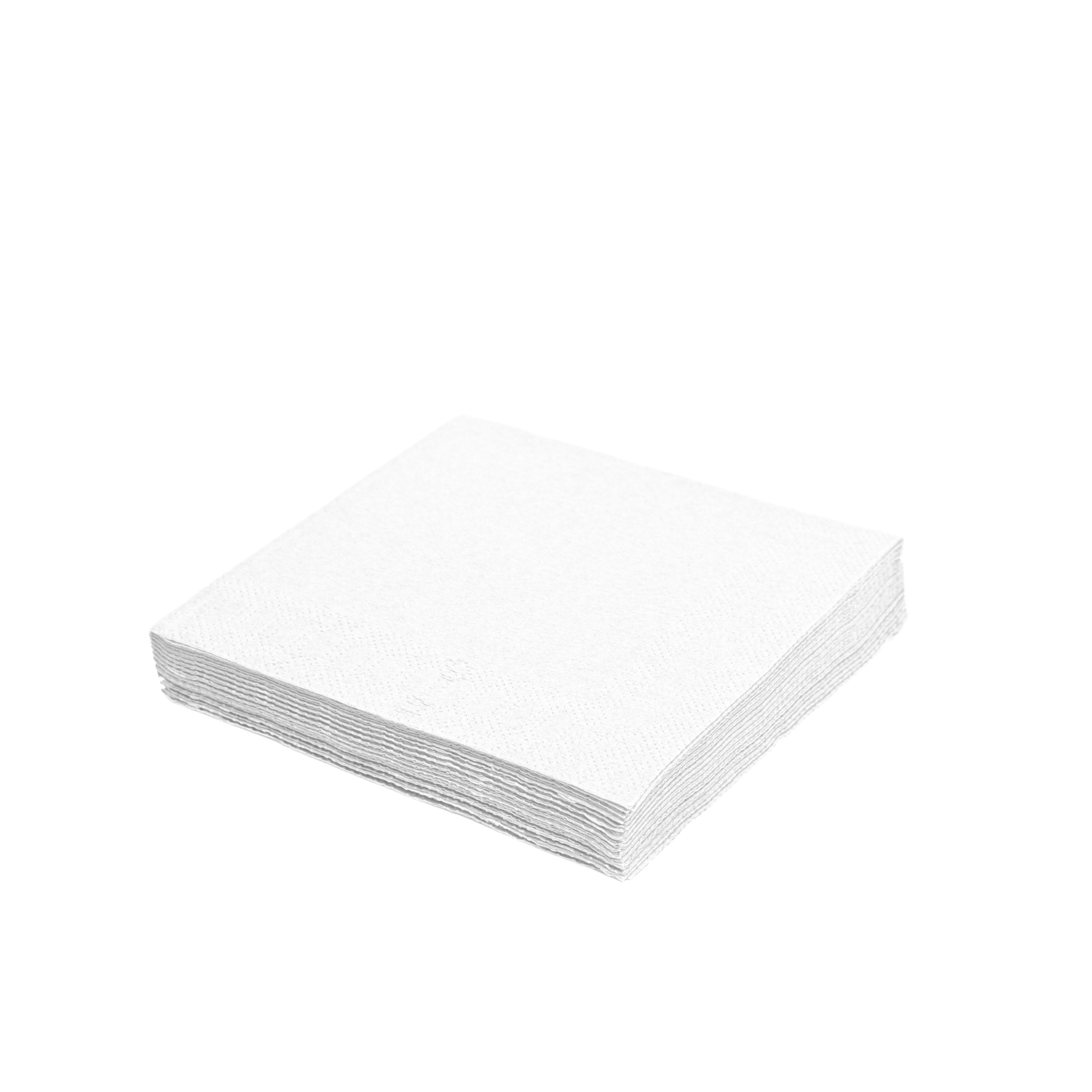 Serviette aus Papier FSC Mix 33 x 33 cm weiss, 2-lagig, Packung mit 50 Stück