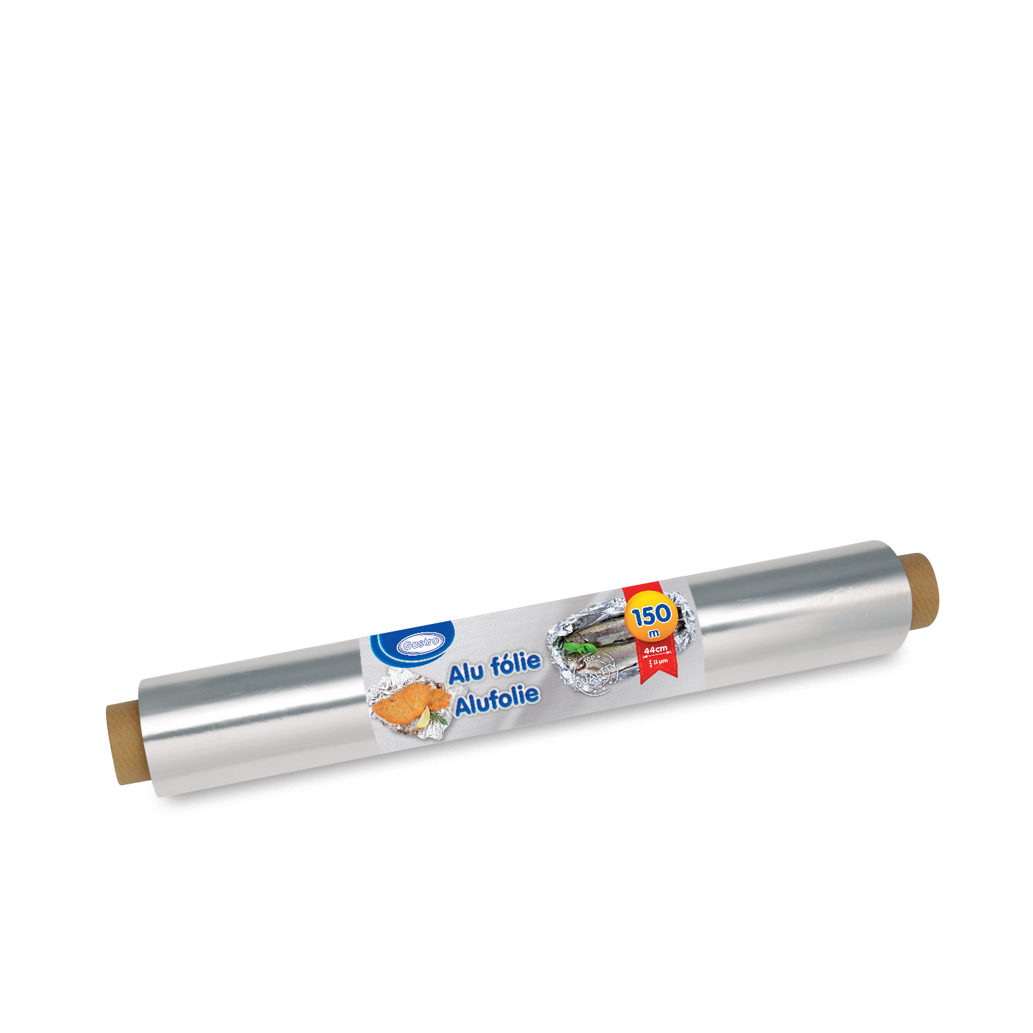 Alufolie 11µm 44cm x 150m einzeln verpackt Alufolie 11µm 44cm x 150m einzeln verpackt