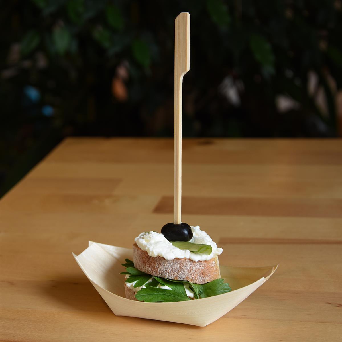 Fingerfood-Spiesse Bambus FSC 100% 20 cm, Packung mit 250 Stück