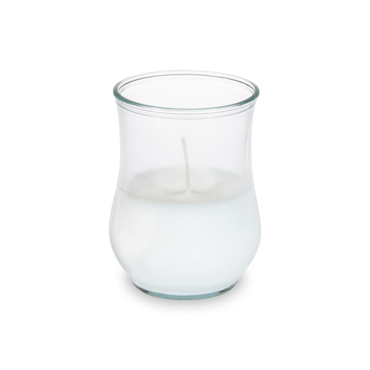 Kerze im Glas mit Wachsfüllung Ø 96 x 100 mm, Brenndauer ca. 33 Std., Packung mit 1 Stück