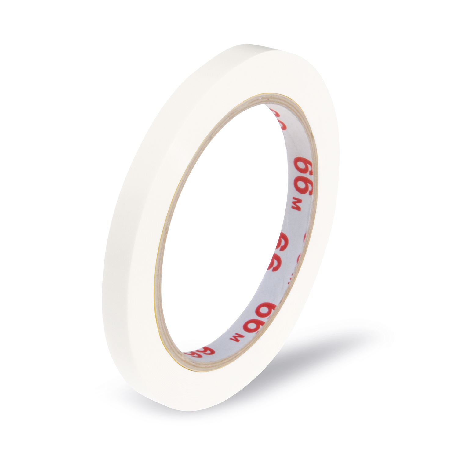 Klebeband PVC weiss 9 mm x 66 m für Schliessgerät 67999, Packung mit 1 Rolle
