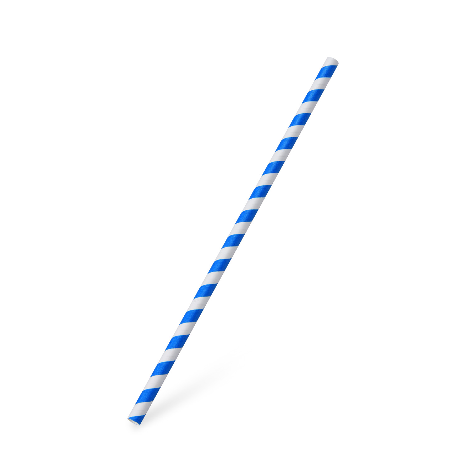 Papiertrinkhalm Spirale blau `JUMBO` Ø8mm x 25cm Papiertrinkhalm Spirale blau `JUMBO` Ø8mm x 25cm
