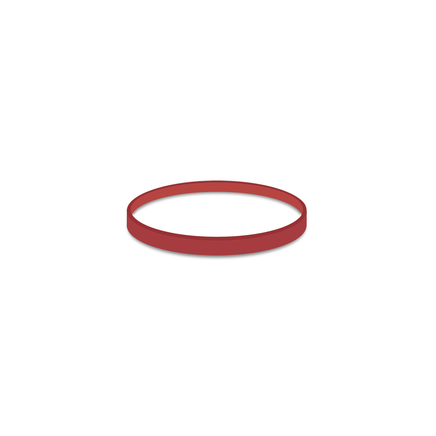 Gummiband rot 3mm Ø5cm