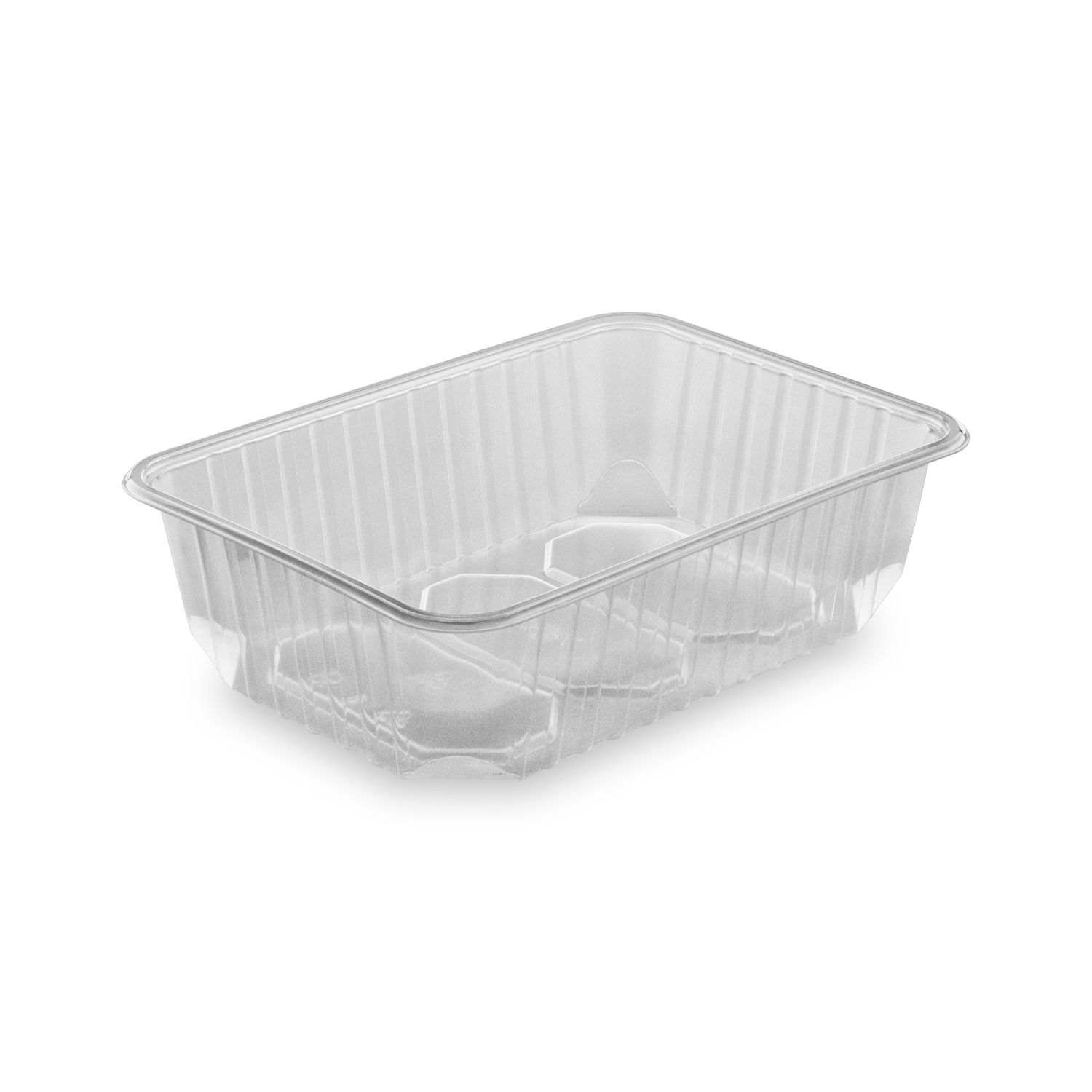 Rechteckschale PP klar 186 x 133 x 54 mm 750 ml, Packung à 50 Stück