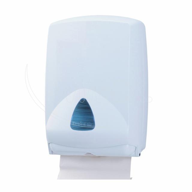 Falthandtuchspender ABS weiss Maxi, Packung mit 1 Stück