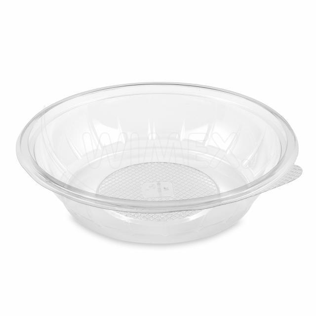 Salatschale rPET klar Ø 230 x 51 mm, 1000 ml, Packung mit 50 Stück