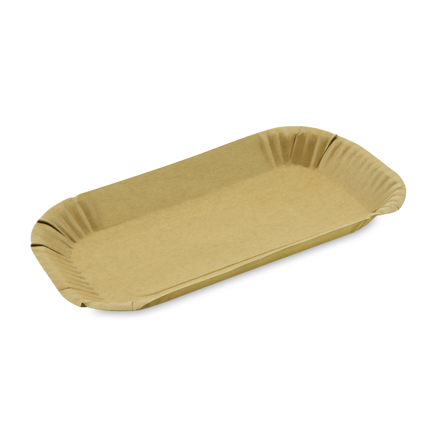 Pappschale PAP FSC Mix 23 x 15 x 2 cm kraft, Packung mit 100 Stück