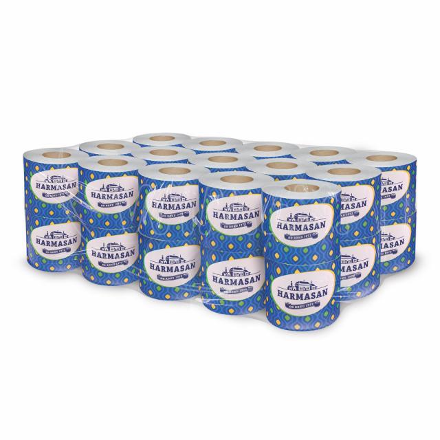 Toilettenpapier Recycling 1-lagig natur Ø 10,5 cm 50 m, Packung mit 1 Rolle
