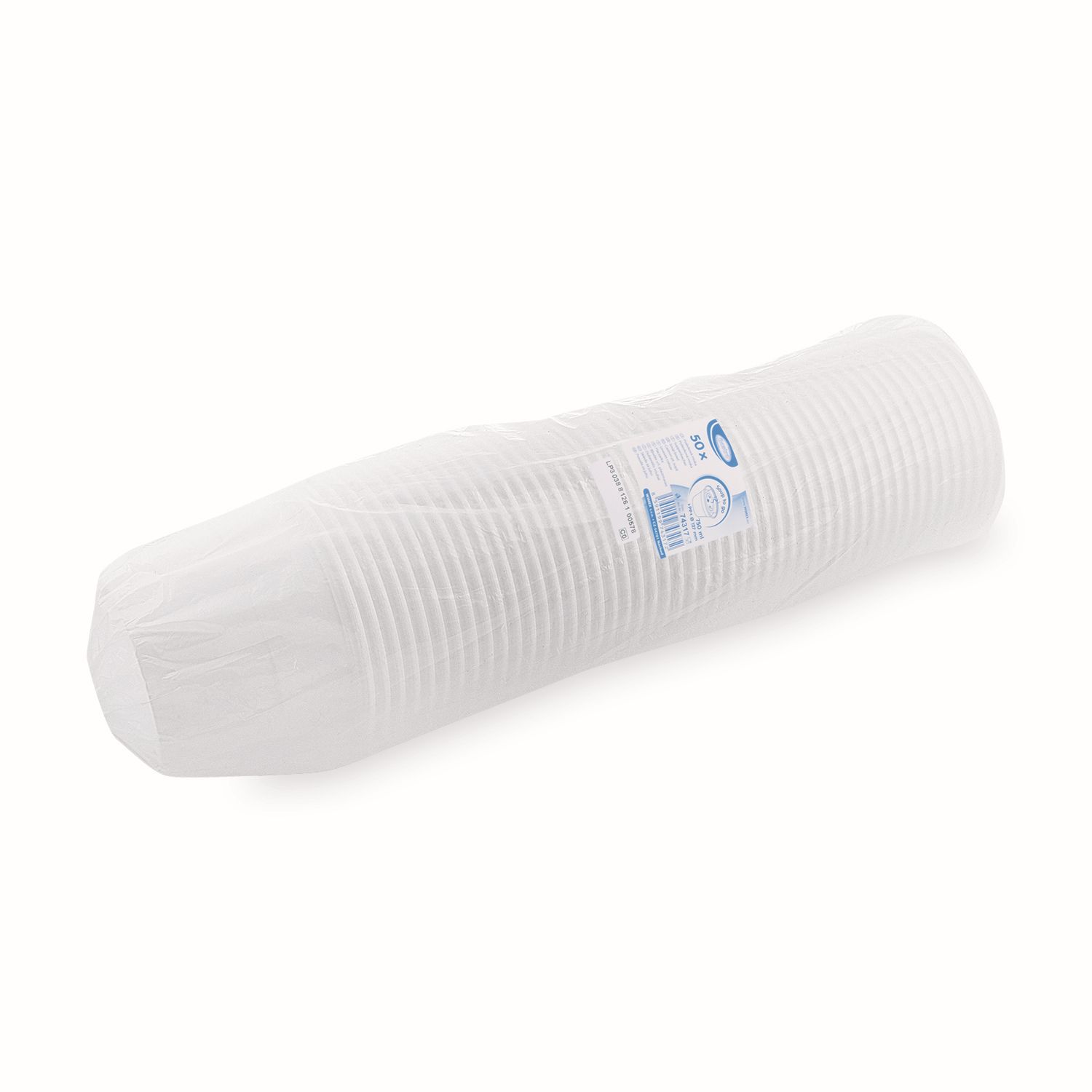 Schale aus PP weiss Ø 127 mm 750 ml, Packung mit 50 Stück