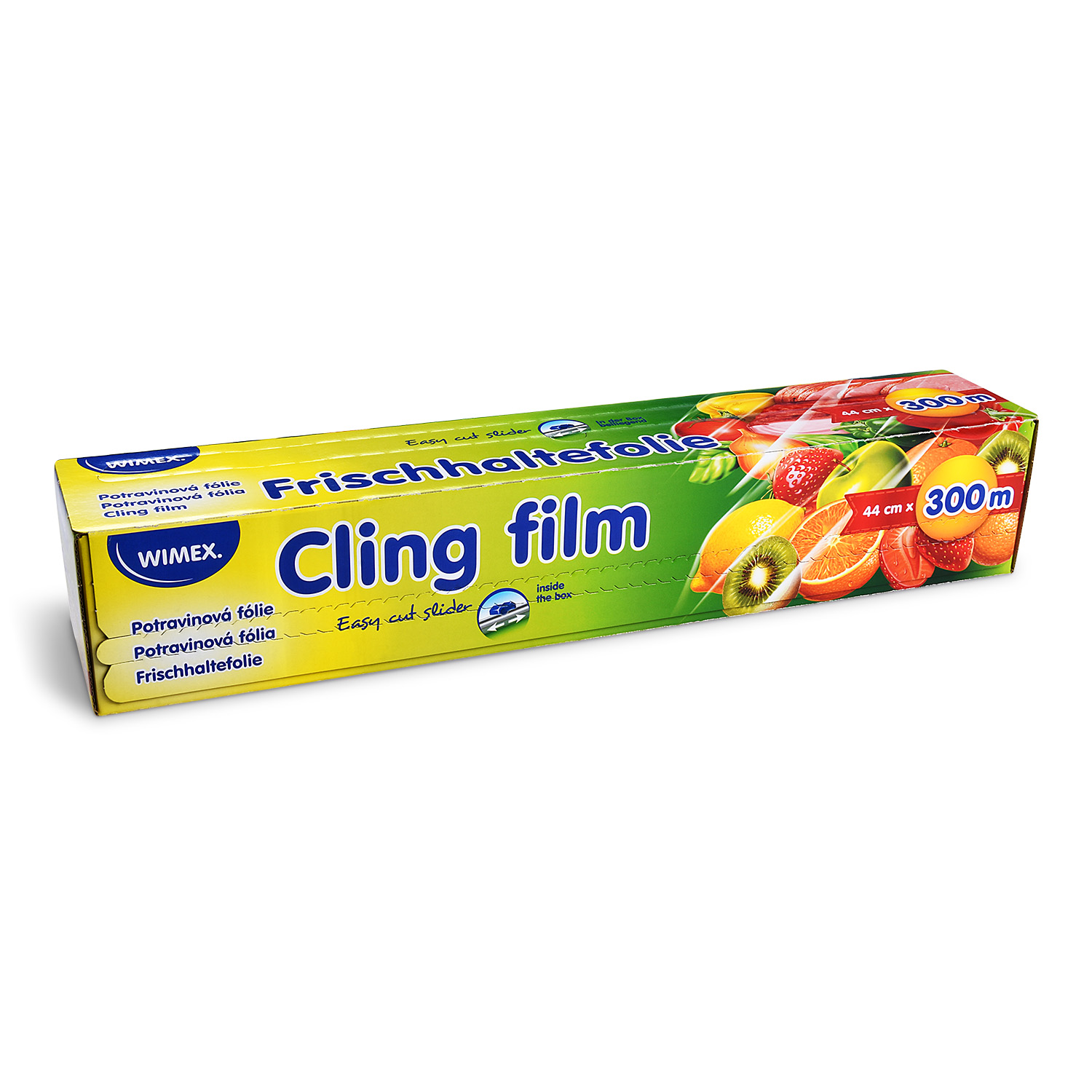 Frischhaltefolie (PVC) 8µm 44cm x 300m im Spenderkarton Frischhaltefolie (PVC) 8µm 44cm x 300m im Spenderkarton