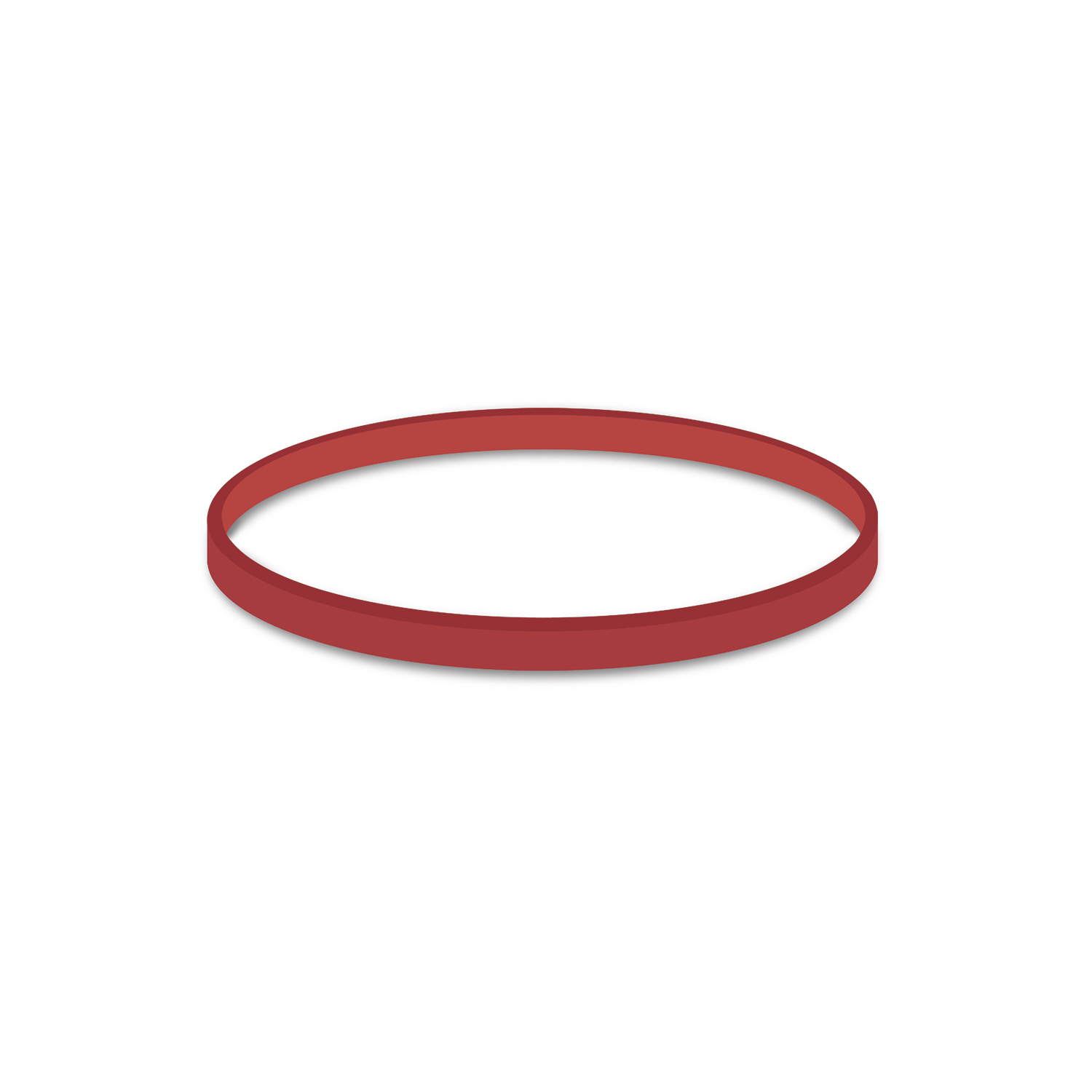 Gummiband rot 3mm Ø8cm