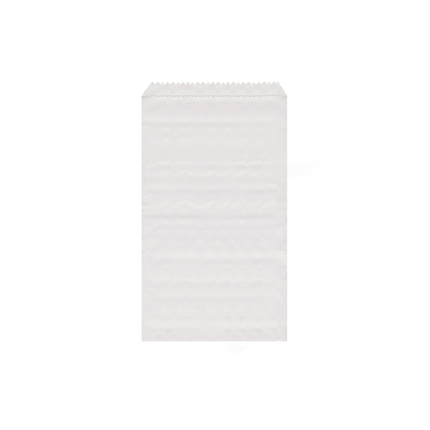 Papier Flachbeutel weiss 13 x 19 cm, Packung mit 2000 Stück