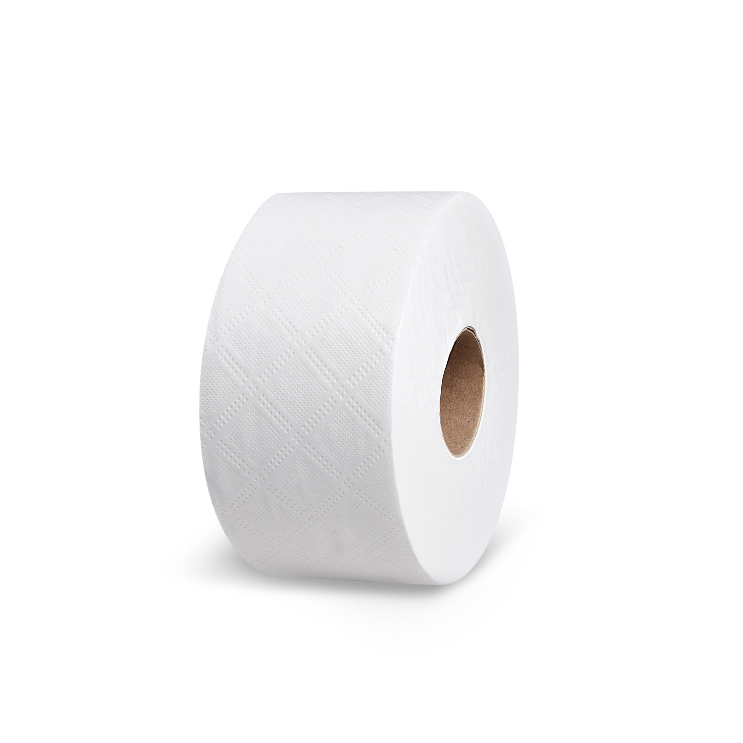 Toilettenpapier (Tissue) 2-lagig geprägt weiß `JUMBO` Ø18cm 100m