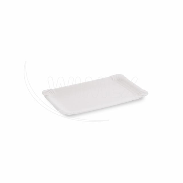 Pappteller PAP FSC Mix weiss 11 x 17 cm, Packung mit 250 Stück
