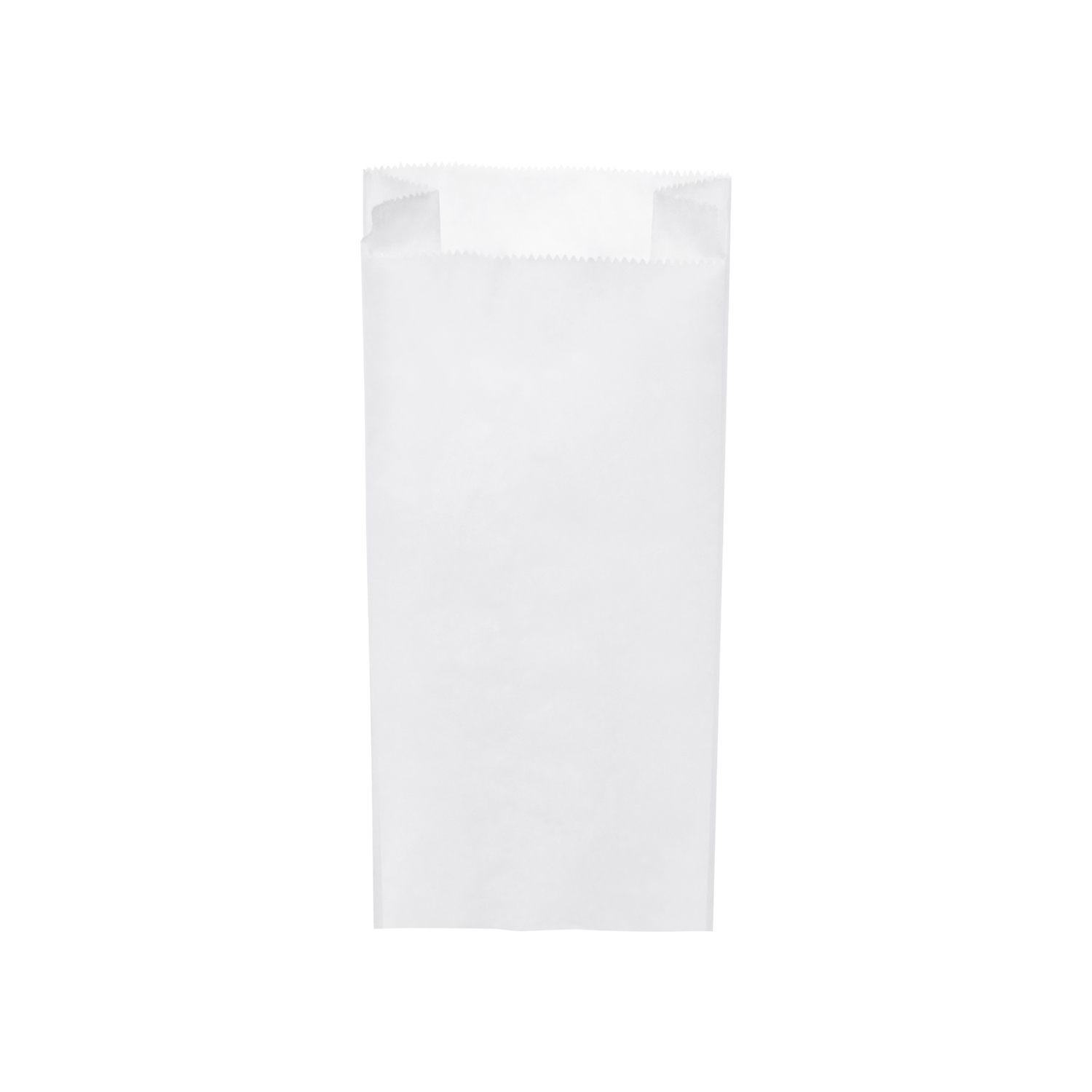 Papierfaltenbeutel weiß 15+7 x 35 cm `2,5kg`