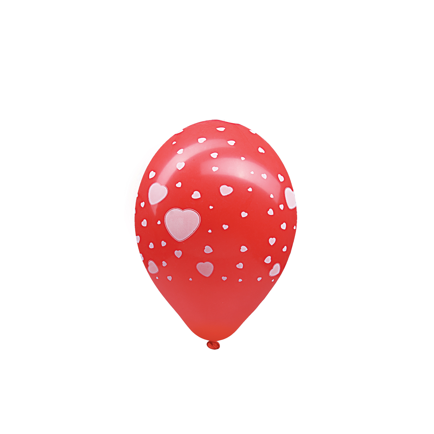 Luftballon Herzen weiß/rot Ø30cm `L`