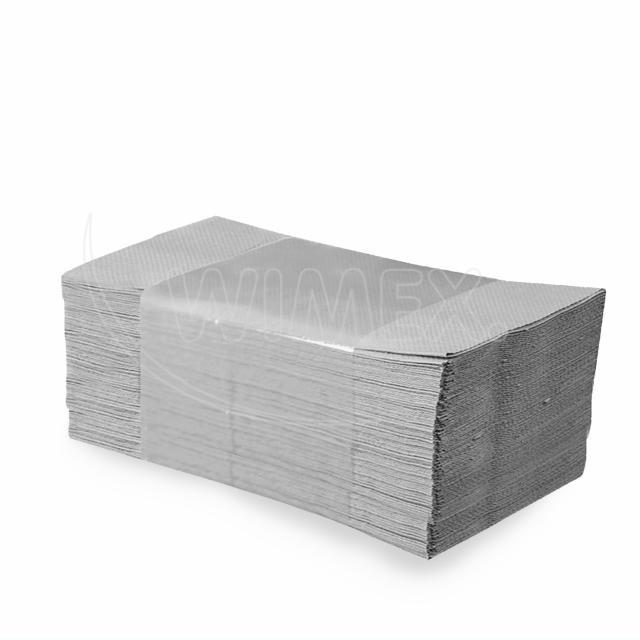 Papier-Falthandtuch aus Recyclingpapier, Zick-Zack V-Falz, 25 x 23 cm, natur, Packung mit 5000 Stück