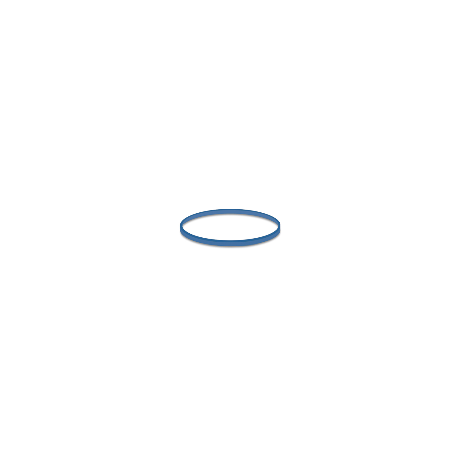 Gummiring blau 1mm Ø2cm Gummiring blau 1mm Ø2cm