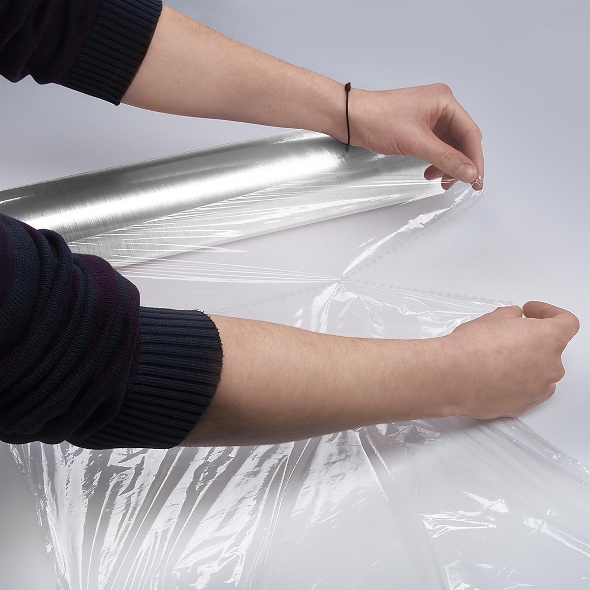 Frischhaltefolie PE perforiert 44 cm x 500 m, Packung mit 1 Rolle