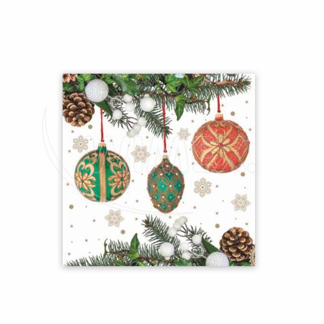 Serviette PAP FSC Mix 33 x 33 cm Weihnachten, Packung mit 20 Stück