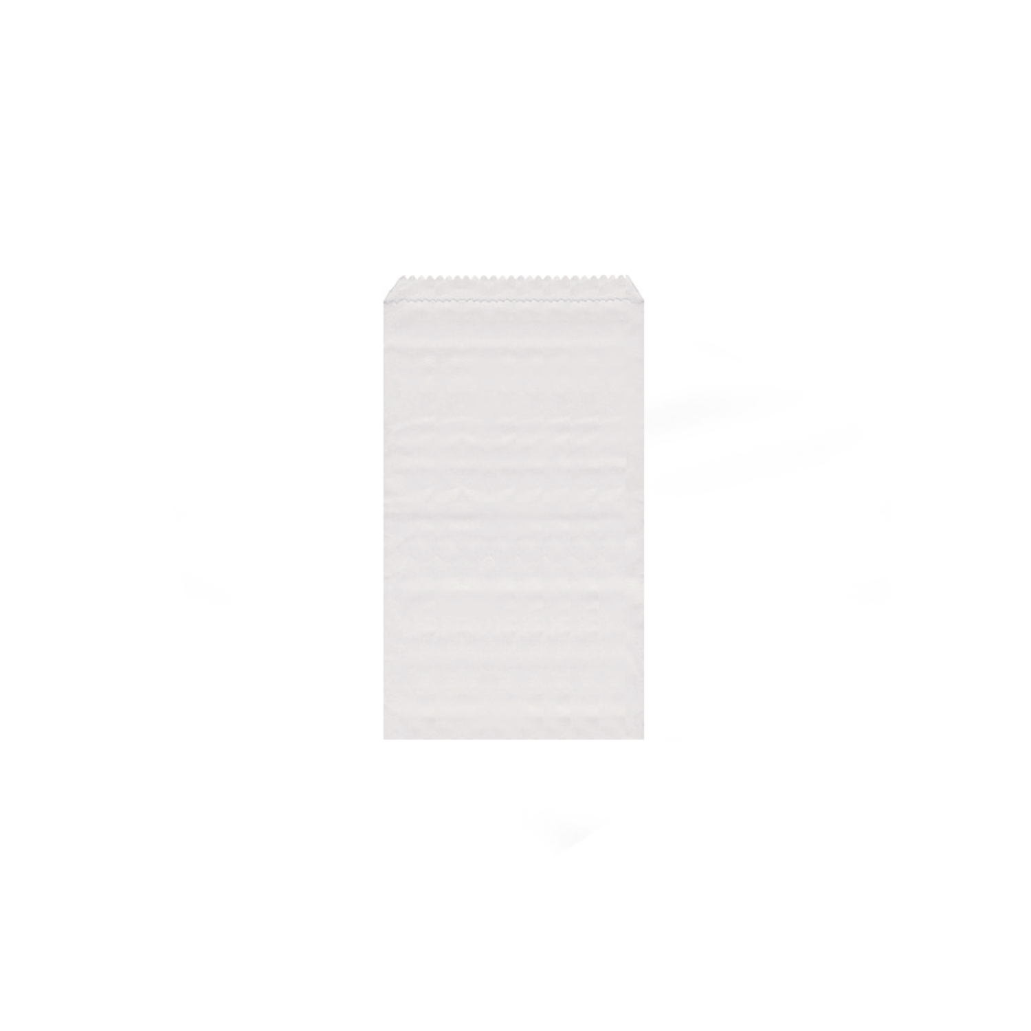 Papier Flachbeutel weiss 8 x 11 cm, Packung mit 4000 Stück