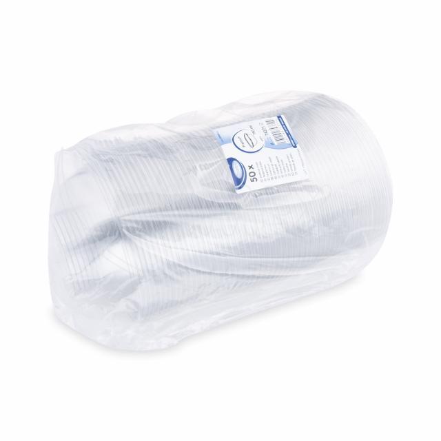 Salatschale rPET klar Ø 199 x 56 mm 750 ml, Packung mit 50 Stück