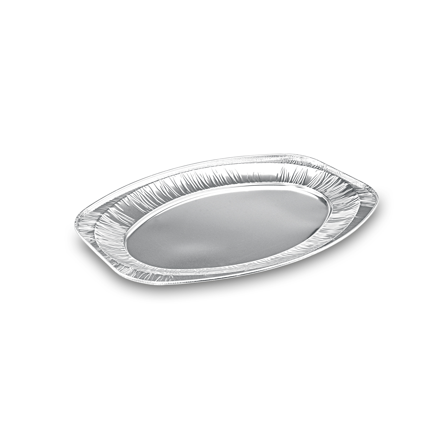 Catering-Platte ALU oval 43 x 29 cm, Packung mit 5 Stück