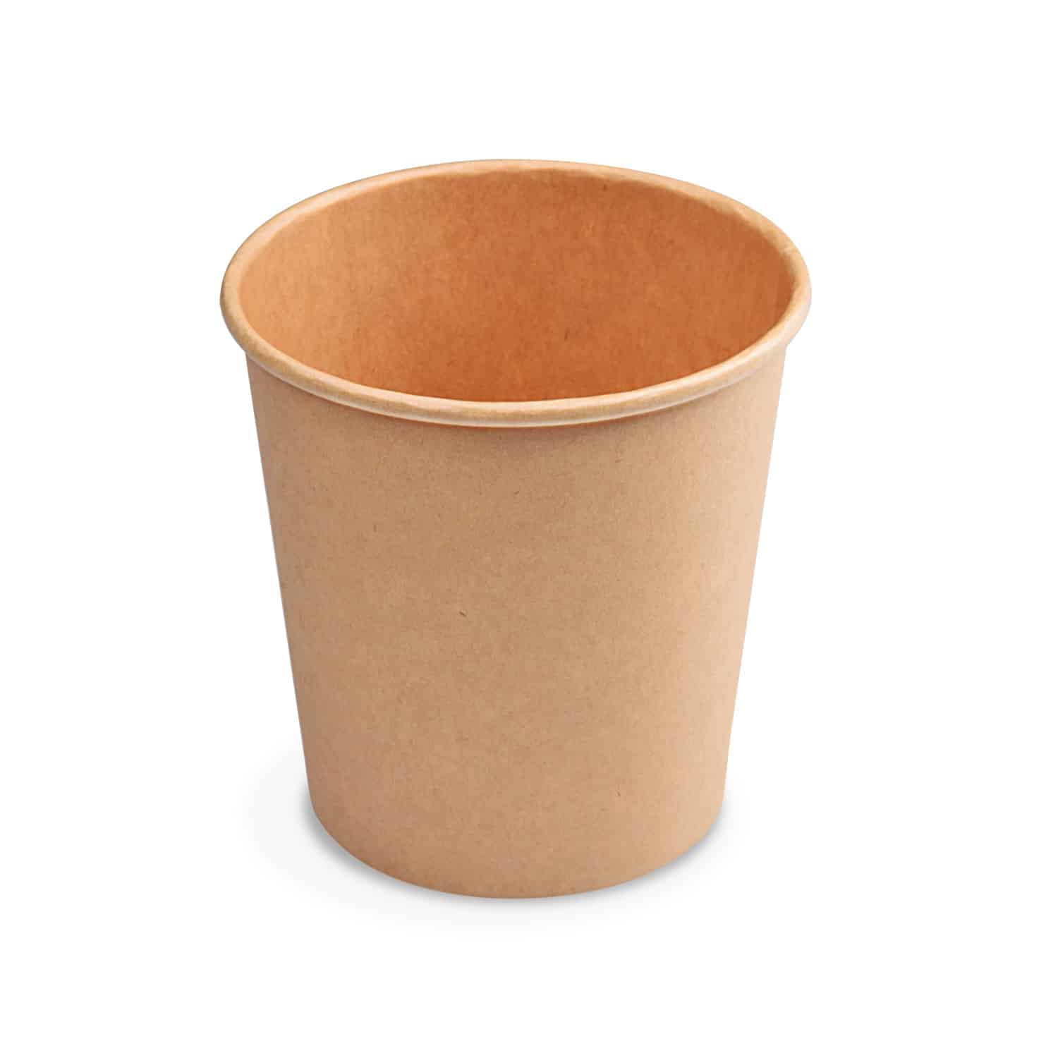 Papierbecher PAP/PE 750 ml kraft Ø 115 mm Grösse L, Packung mit 50 Stück