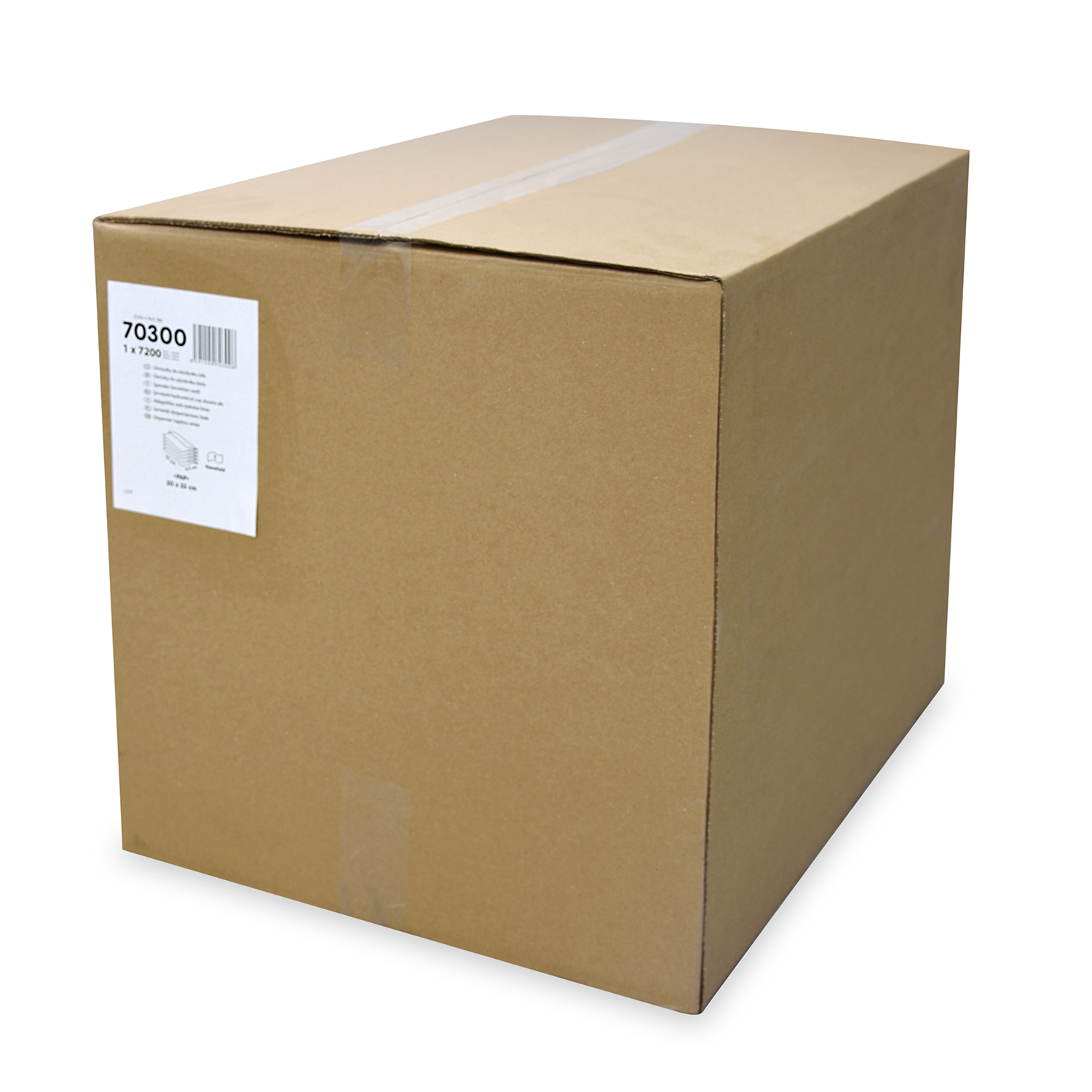 Spender-Serviette aus Papier weiss 33 x 30 cm, Packung mit 7200 Stück