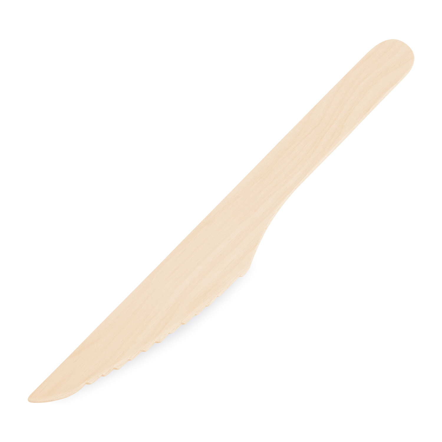 Holzmesser FSC 100% 16,5 cm natur, Packung à 10 Stück