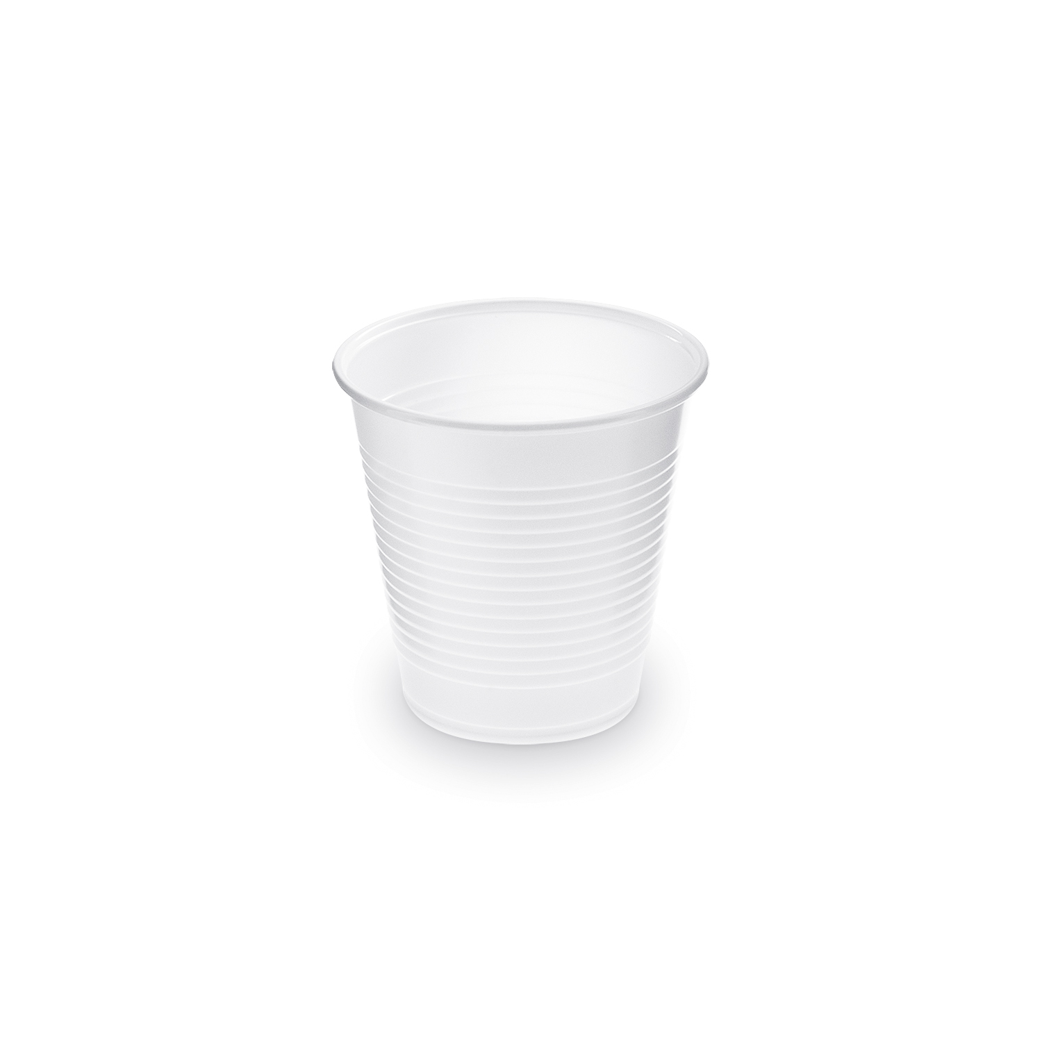 Trinkbecher PP weiss Ø 70 mm 150 ml, Packung mit 100 Stück