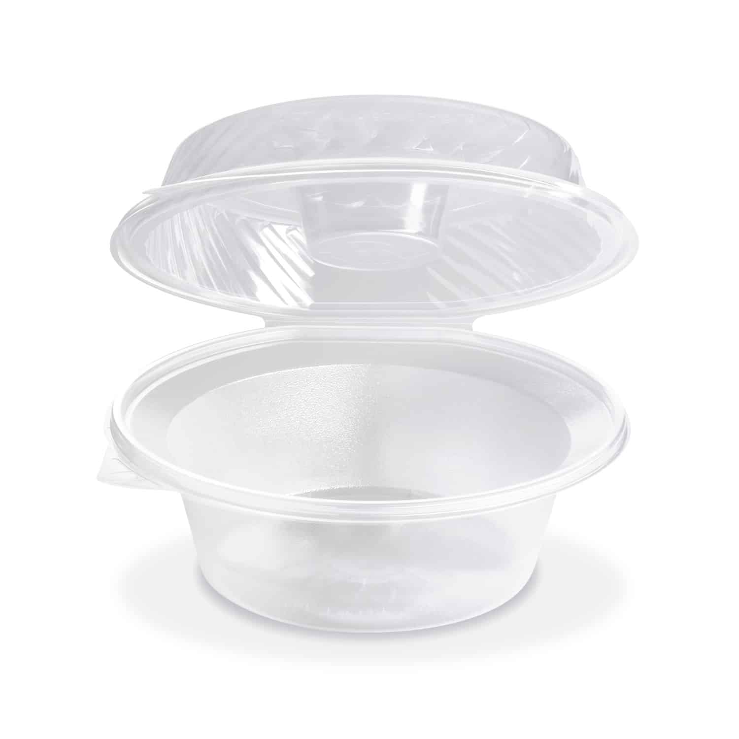 Salatschale PP klar 2100 ml, Ø 215 x 105 mm, Packung mit 25 Stück