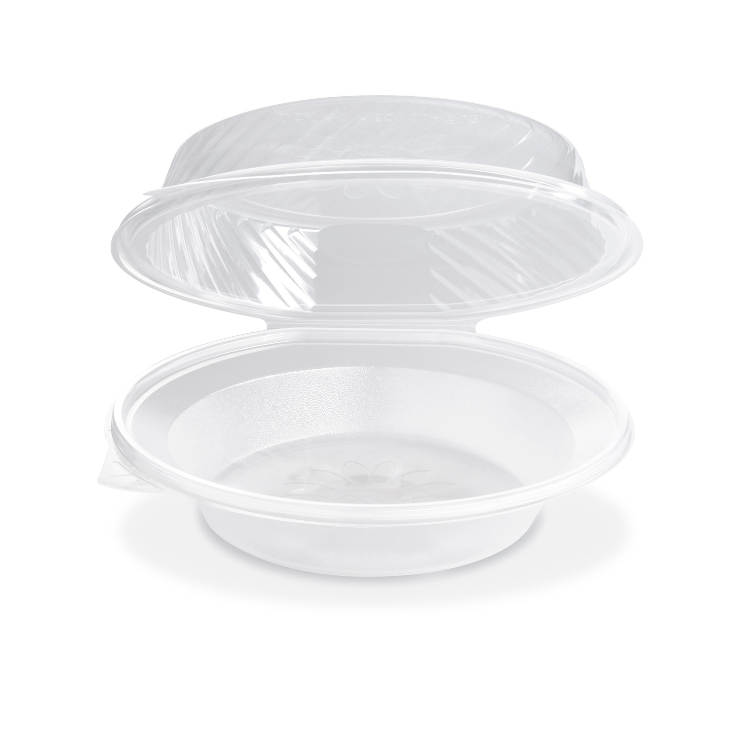 Salatschale (PP) mit Domdeckel klar 1700ml Salatschale (PP) mit Domdeckel klar 1700ml