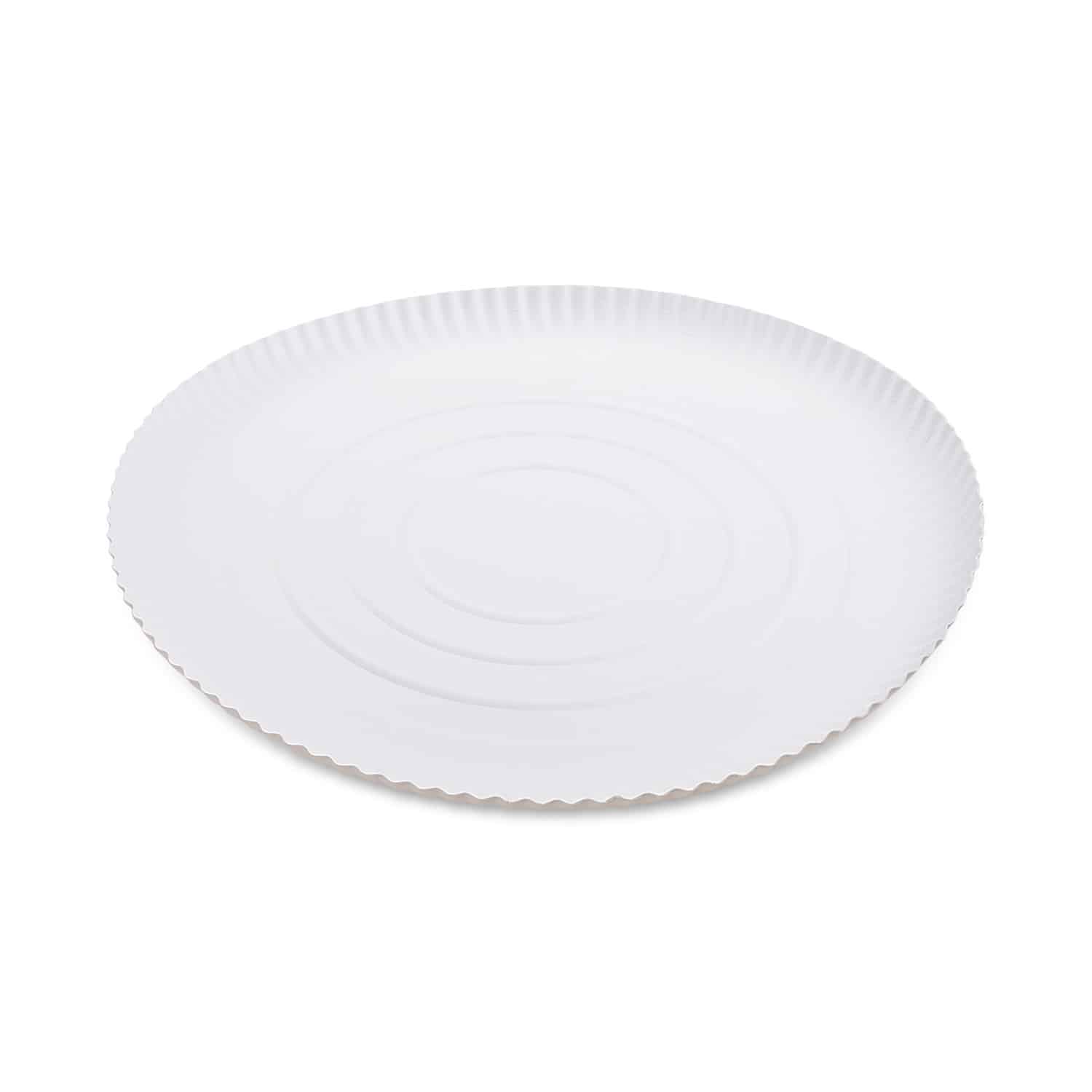Pappteller FSC Mix tief weiss Ø 32 cm, Packung mit 50 Stück