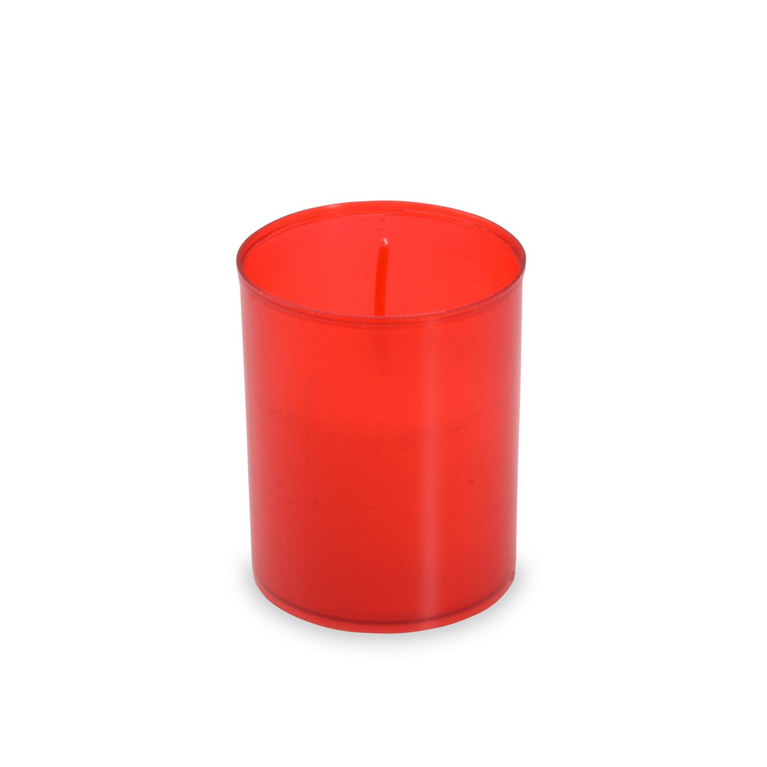 Kerzen aus Wachs weiss Ø 50 x 63 mm, Brenndauer ca. 23 Std., Packung mit 4 Stück