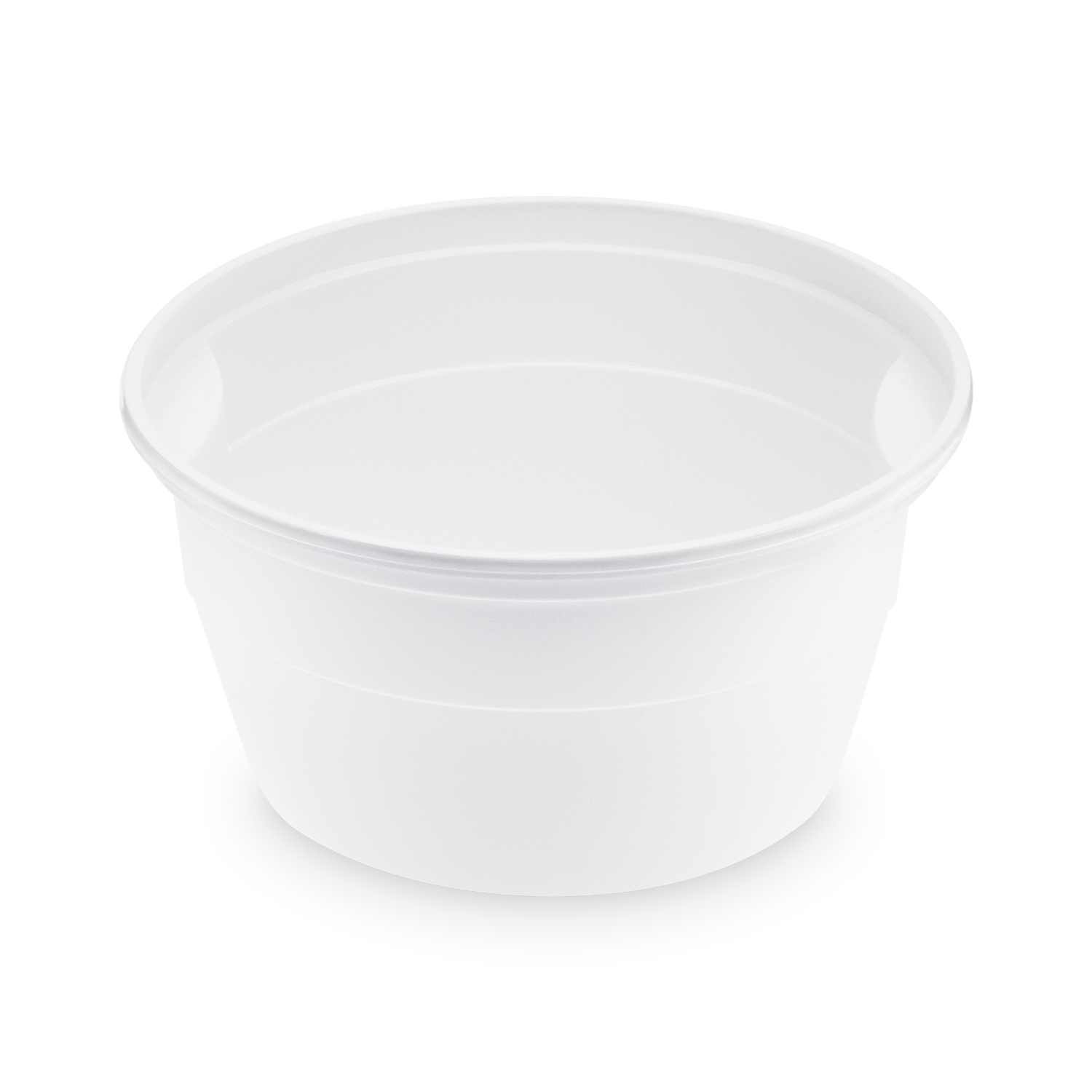 PP-Schale weiss Ø 127 mm 500 ml, Packung mit 50 Stück